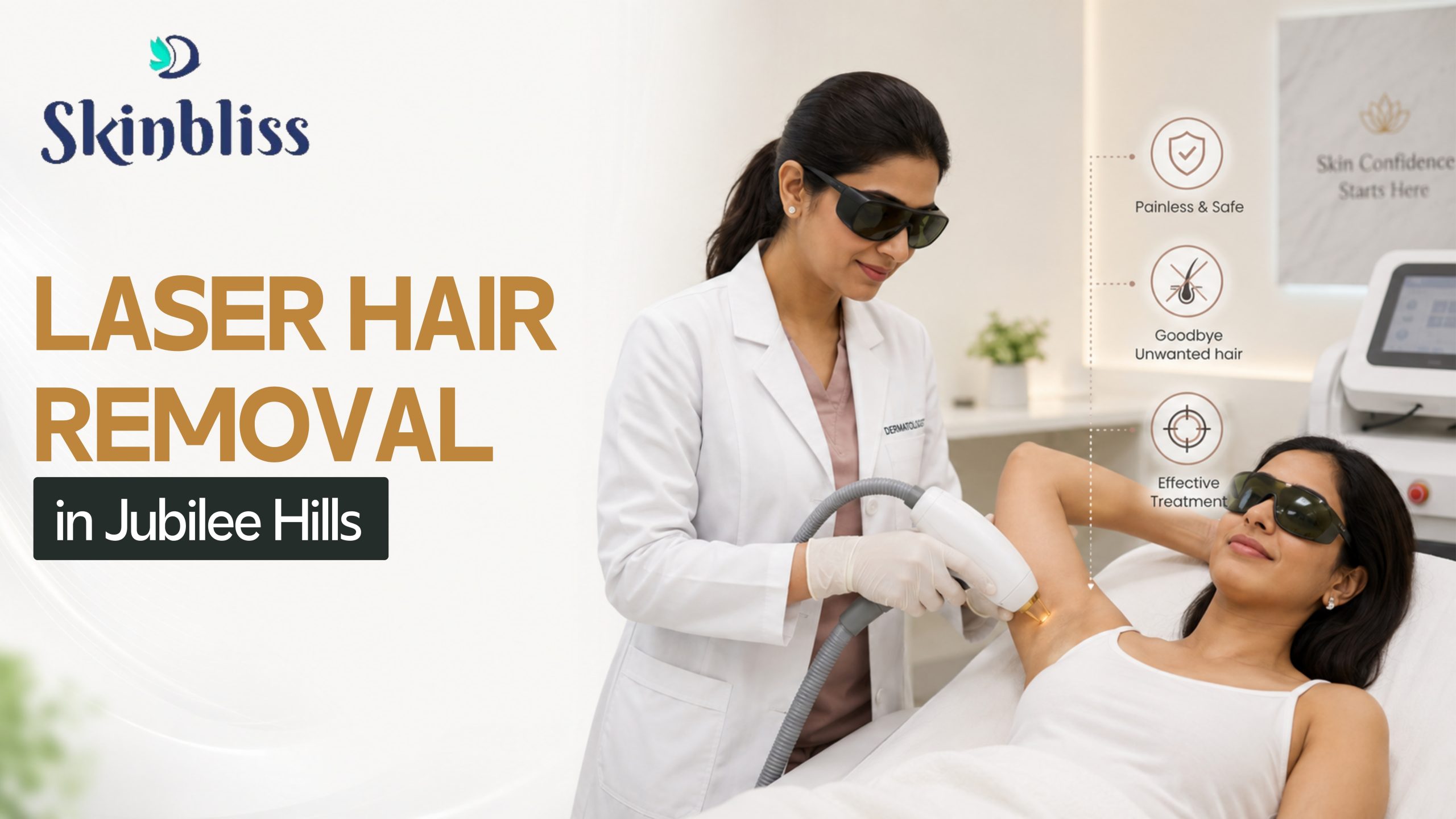 Read more about the article Laser Hair Removal in Jubilee Hills: Why Skinbliss is the Best Choice